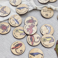 Australian Ocean Creatures Memory Game - Buttonworks