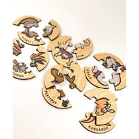 Australian Jolly Animal Jigsaw Puzzles - Set of 6