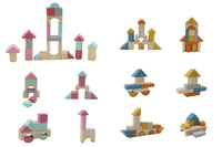 Pull Along Block Cart - Pink