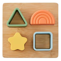 Silicone Shape Bamboo Puzzle