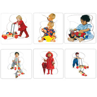 Toddler 4 Piece Puzzles - Set of 6 - Clearance