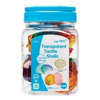 Transparent Tactile Shells - Jar of 36