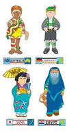 International Childrens Cut Outs
