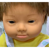 Down Syndrome Doll - Caucasian Boy 38cm