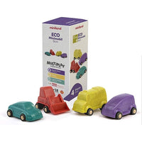 Eco Mini Mobil - 9cm - Set of 4 - Miniland