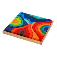 Jumbo Abstract Building Blocks/Puzzle - 44cm