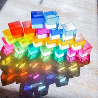 Lucite Block Cube Set - 60pce