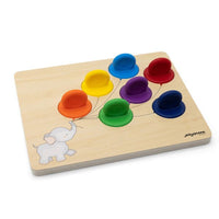 Balloon Colour Sorter- Rainbow - Jellystone Silicon Play