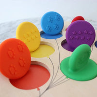 Balloon Colour Sorter- Rainbow - Jellystone Silicon Play