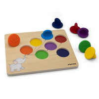 Balloon Colour Sorter- Rainbow - Jellystone Silicon Play