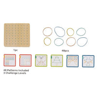 Geoboard Pattern Board Set