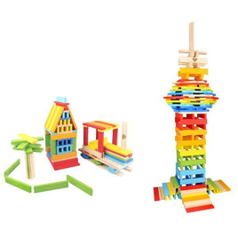 City Blocks Building Planks - Coloured- 150 Piece