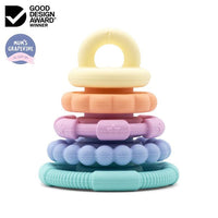 Stacker & Teether - Pastel - Jellystone Silicon Play