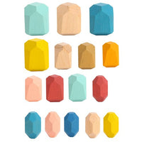 
              Wooden Stacking Gems 16 Pce
            