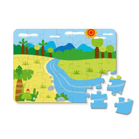 Wooden Blocks - Jungle Scene 135pce