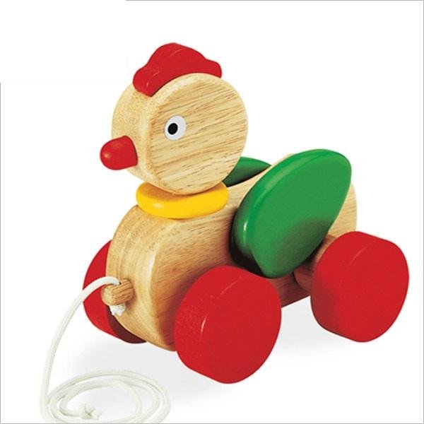 Rooster Pull Toy Ozzy Educational Toys