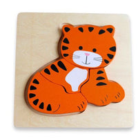 Discoveroo - Chunky Wooden Animal Puzzles - Set of 6
