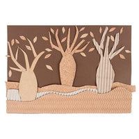 Corrugated Natural Card A4 – Pack of 20