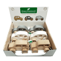 Discoveroo - Chunky Wooden Cars - Set of 3