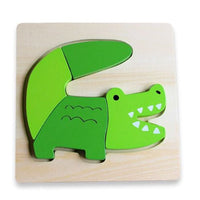 Discoveroo - Chunky Wooden Animal Puzzles - Set of 6