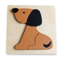 Discoveroo - Chunky Wooden Animal Puzzles - Set of 6