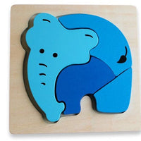 Discoveroo - Chunky Wooden Animal Puzzles - Set of 6
