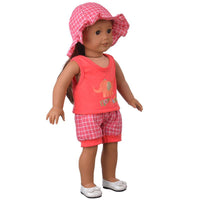 Doll Clothes 41cm - 3 Pce Set - Red
