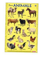Farm & Wild Animal Wall Poster Pack (2)
