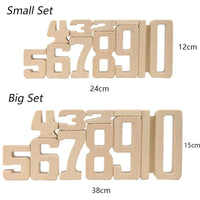 Wooden Number Set - Large
