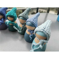 Pastel People & Matching Beanies - 12 Pairs
