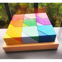 Wooden Rainbow Cubes