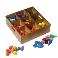 
              Coloured Wooden Tors in Sorting Box
            