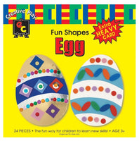 Craft Paper Easter Eggs - 24 Pack