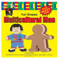 Craft Paper Multicultural People - 24 Pack