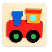 Discoveroo - Chunky Wooden Vehicle Puzzles - Set of 3