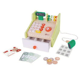 Wooden Cash Register Set
