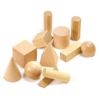 
              Wooden Geometric Solids Jar of 12
            