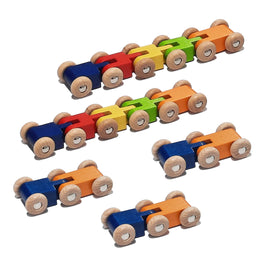 Wooden Mini Wheelies - Set of 5