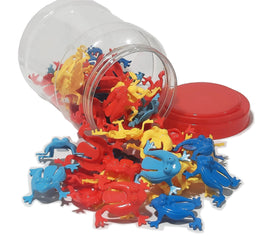 Jumping Frogs in Jar - 48 Frogs