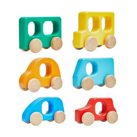 Wooden Cars Set of 6
