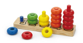 Stacking Number Rings