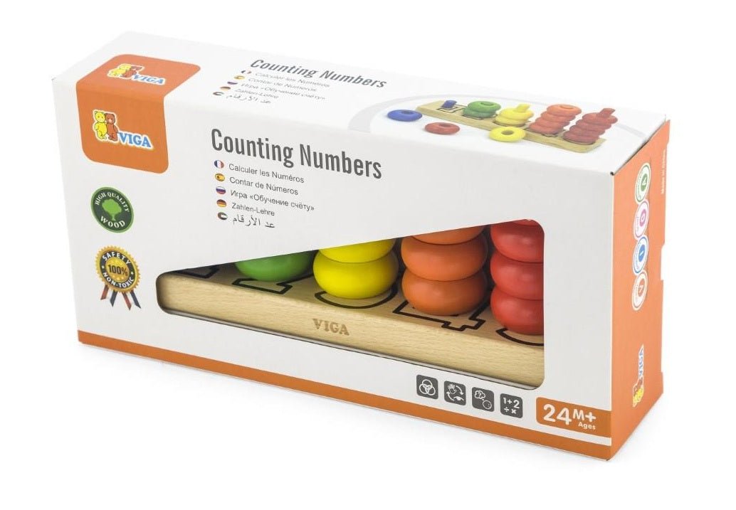Stacking Number Rings| Ozzy Educational Toys
