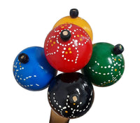 
              Maraca with Coloured balls - Multicultural Percussion
            