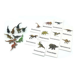 Card & Figurines Match Set - Dinosaurs