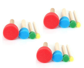 Foam Round Stampers - 12 pce