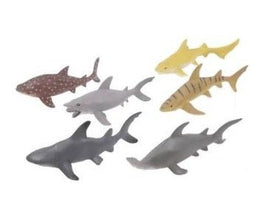 Marine Figurines - Sharks (6 pieces)
