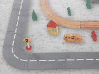 
              Wooden Road & Rail Set
            