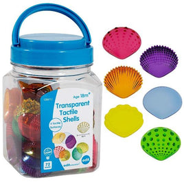 Transparent Tactile Shells - Jar of 72