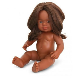 Aboriginal Doll - Girl - 38cm- Anatomical Correct - Undressed