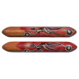 Aboriginal Clapsticks Pair - 21cm